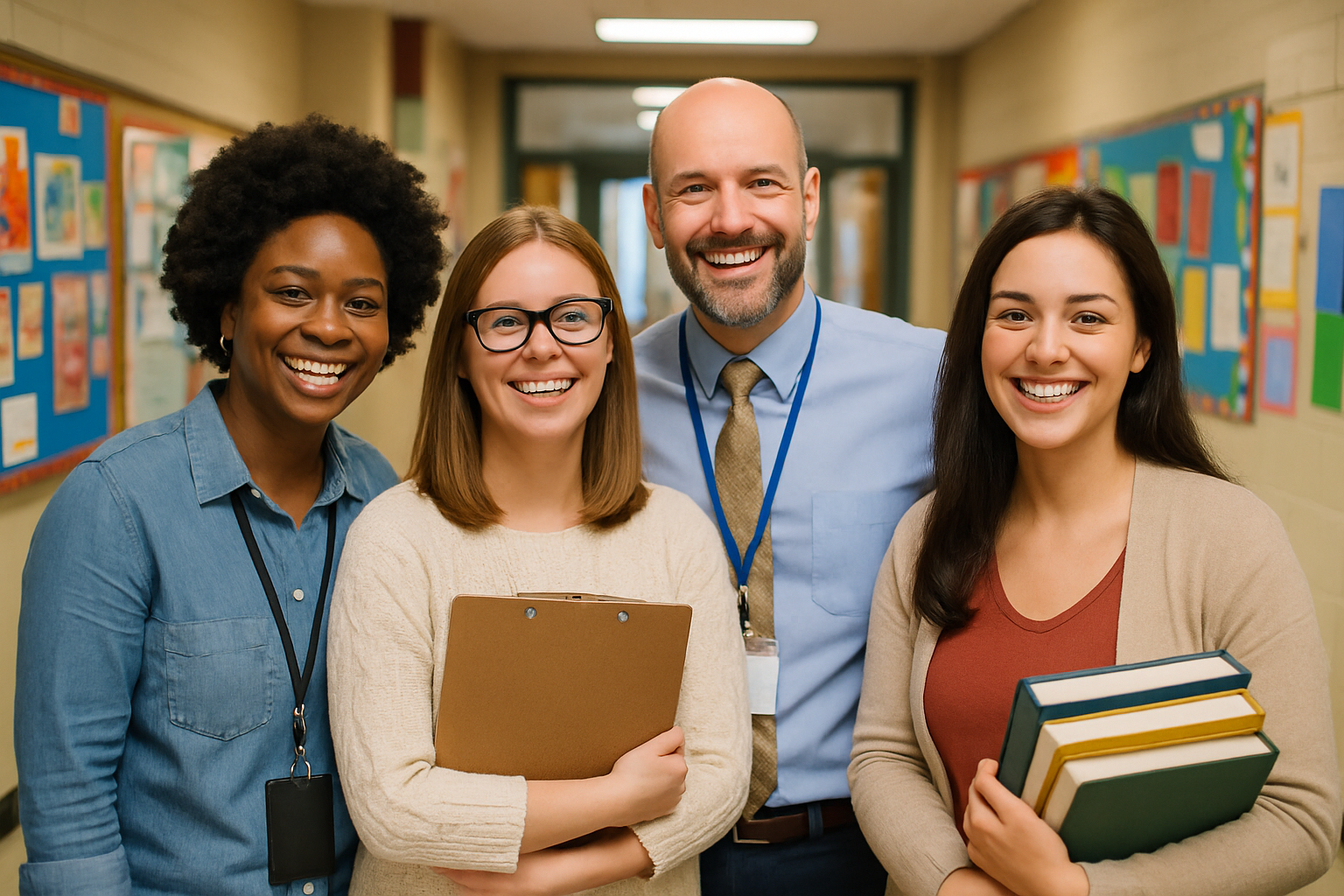 Group of 4 people that work in education and child care, that need DBS Check
